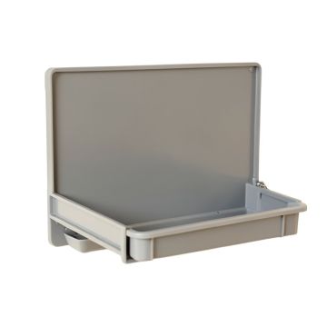Harbor Crest Empty Wall-Mounted Tool Organizer Panel - Gray
