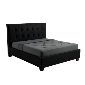 Twin Tufted Upholstered Platform Bed
