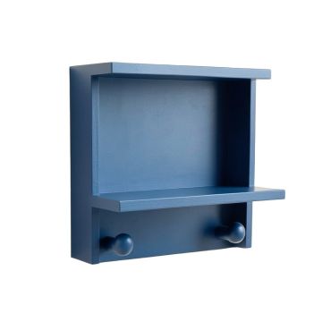 Summit Dale Wall-Mounted Entryway Organizer Shelf - Blue