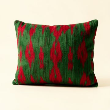 Velvet Ikat 3 '' Lumbar Pillow (synthetic illustration; no displayed measurements)