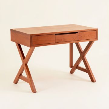 Aspen Crossing Writing Desk - Terracotta (synthetic illustration; no displayed measurements)