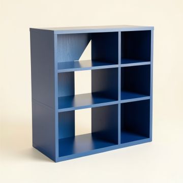 Dawn Bluff Desktop Shelving Unit - Blue (synthetic illustration; no displayed measurements)