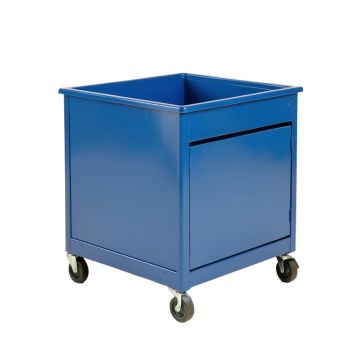 Maple Branch Empty Rolling Workshop Cart - Blue