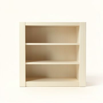 Spruce Falls Freestanding Bookcase - Ivory (synthetic illustration; no displayed measurements)