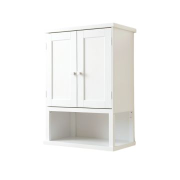 Fern Dale Wall-Mounted Laundry Cabinet - White