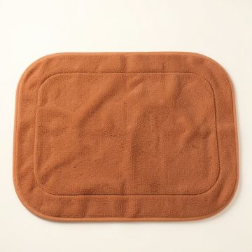 Oak Bridge Bath Mat - Terracotta (synthetic illustration; no displayed measurements)