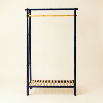 Holly Canyon Empty Garment Rack - Navy (synthetic illustration; no displayed measurements)