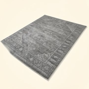 Runner Quickton Gray Area Rug (synthetic illustration; no displayed measurements)