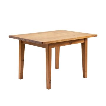 Aouab 35.4 '' Rubberwood Solid Wood Dining Table