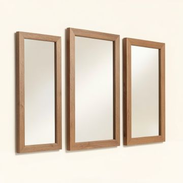 3 Piece Kincannon Panels Modern & Contemporary Mirror Set (synthetic illustration; no displayed measurements)