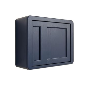 Glen Dell Wall-Mounted Entry Cabinet - Navy