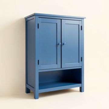 Alder Crossing Wall-Mounted Laundry Cabinet - Blue (synthetic illustration; no displayed measurements)