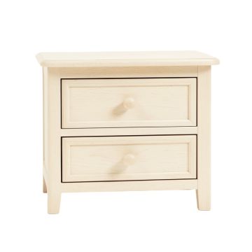 Ash Brook Nightstand - Ivory