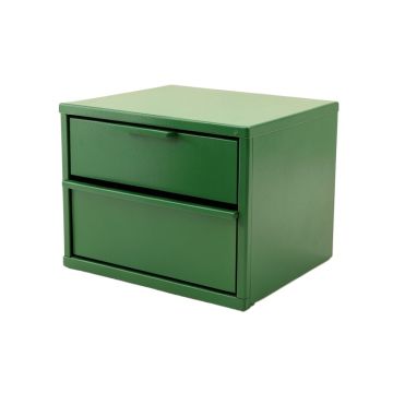Maple Dale Small-Parts Storage Drawer Cabinet - Green
