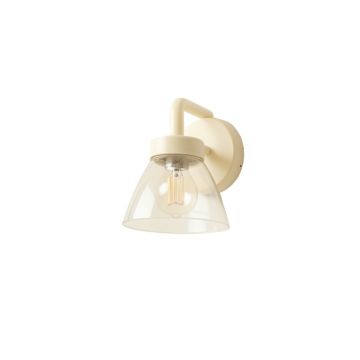 Rowan Brook Wall Sconce Mounted On A Plain Wall - Ivory (synthetic illustration; no displayed measurements)