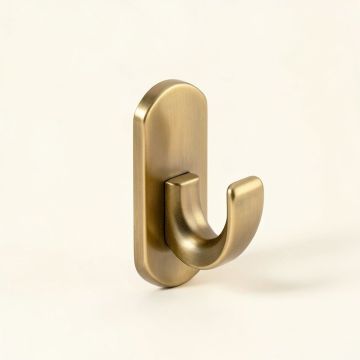 Lanz Brass Wall Mounted Robe Hook (synthetic illustration; no displayed measurements)