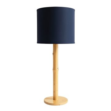 Laurel Crest Floor Lamp With A Plain Fabric Shade - Navy (synthetic illustration; no displayed measurements)