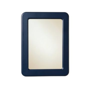 Alder Crest Framed Wall Mirror - Navy