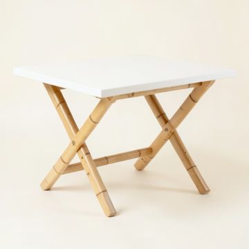 Cove Crest Patio Table - White (synthetic illustration; no displayed measurements)