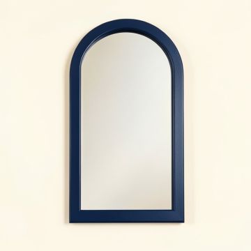 Wren Bend Framed Wall Mirror - Navy (synthetic illustration; no displayed measurements)