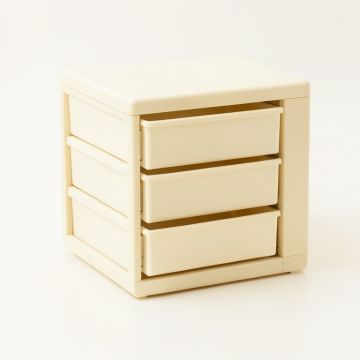 Meadow Canyon Small-Parts Storage Drawer Cabinet - Cream (synthetic illustration; no displayed measurements)