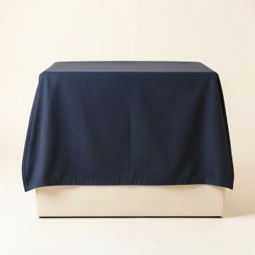 Stone Branch Flat Bed Sheet - Navy (synthetic illustration; no displayed measurements)