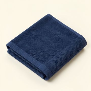 Elm Crossing Bath Towel - Navy (synthetic illustration; no displayed measurements)