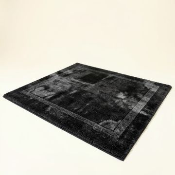 Shag Black/Gray Rug (synthetic illustration; no displayed measurements)