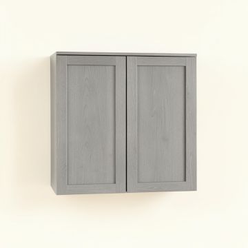 Juniper Brook Wall-Mounted Entry Cabinet - Gray (synthetic illustration; no displayed measurements)