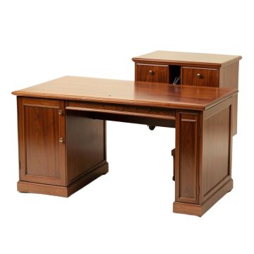 Mccook Solid Wood Executive Desk With Hutch