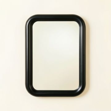 Bay Bend Framed Wall Mirror - Black (synthetic illustration; no displayed measurements)
