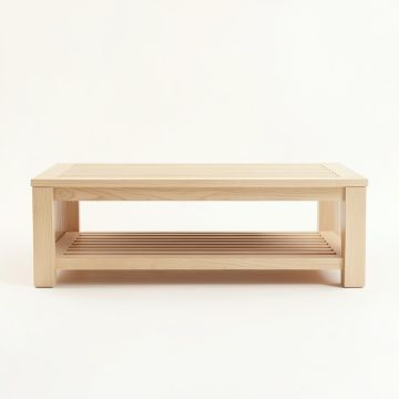 Dune Falls Coffee Table - Beige (synthetic illustration; no displayed measurements)