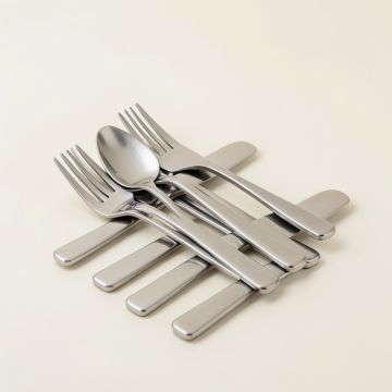Napoleon Bee 45 Piece 18/10 Stainless Steel Flatware Set , Service For 8 (synthetic illustration; no displayed measurements)