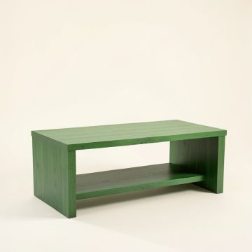 Cedar Arc Coffee Table (synthetic illustration; no displayed measurements)