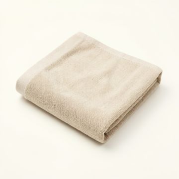 River Dell Bath Towel - Beige (synthetic illustration; no displayed measurements)