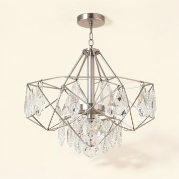Chantant Unique Statement Geometric Chandelier (synthetic illustration; no displayed measurements)