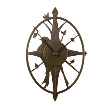 Dormington Treetop Bird Outdoor 18 '' Wall Clock