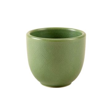 Juniper Bend Empty Candle Holder - Green
