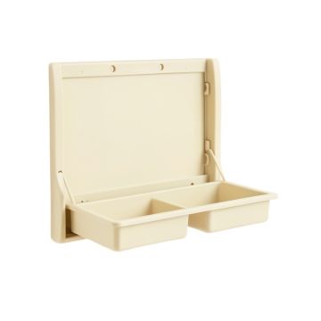 Clay Bluff Empty Wall-Mounted Tool Organizer Panel - Ivory