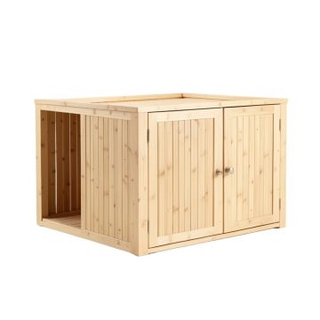 Oak Bluff Empty Furniture-Style Litter Enclosure - Beige