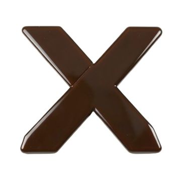 Linear Foil 2 '' X 4 '' Glass Mosaic Tile In Glossy Brown