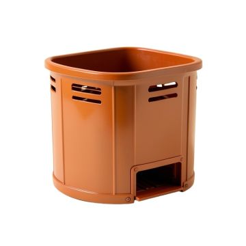 Cliff Bend Closed Garden Compost Bin - Terracotta