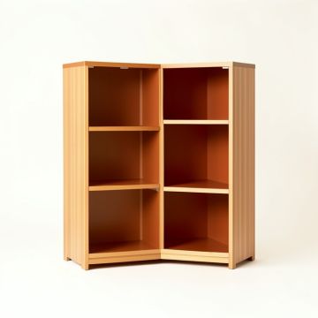 Cove Crest Freestanding Bookcase - Terracotta (synthetic illustration; no displayed measurements)