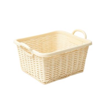 Bay Brook Empty Storage Basket - Cream