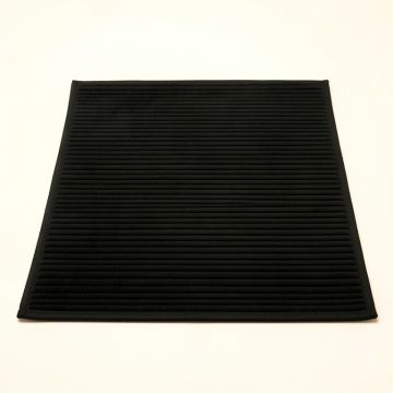 Stone Branch Bath Mat - Black (synthetic illustration; no displayed measurements)