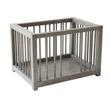Spruce Bluff Empty Furniture-Style Pet Crate - Gray