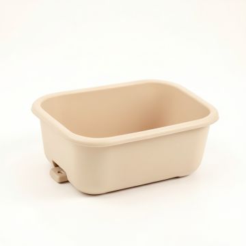 Heath Crossing Empty Railing Planter With Integral Brackets - Beige (synthetic illustration; no displayed measurements)