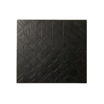 Moss Brook Uninstalled Square Decorative Tile - Black