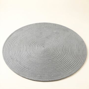 Summit Bridge Round Area Rug - Gray (synthetic illustration; no displayed measurements)