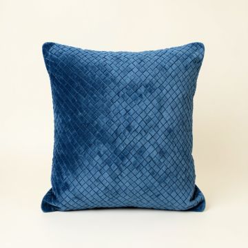 Laurel Bend Filled Accent Pillow - Blue (synthetic illustration; no displayed measurements)